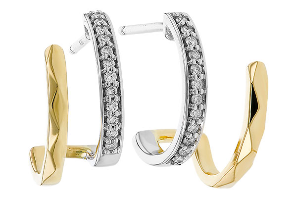 L329-13284: EARRINGS .12 TW
