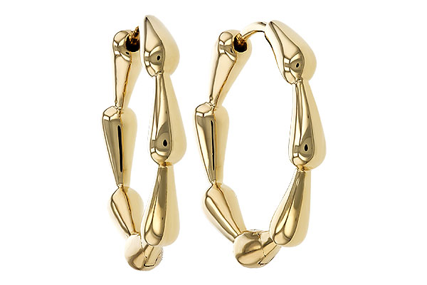 L329-15139: GOLD EARRINGS (21MM)