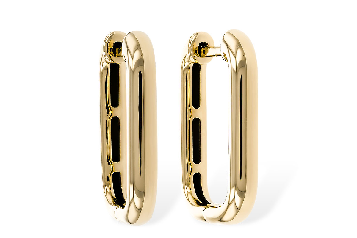 L329-15175: GOLD EARRINGS (18MM)