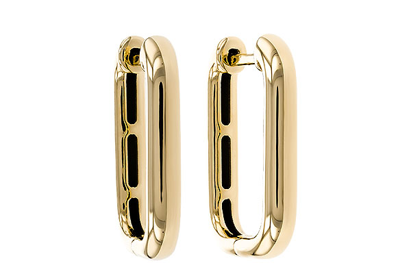 L329-15175: GOLD EARRINGS (18MM)