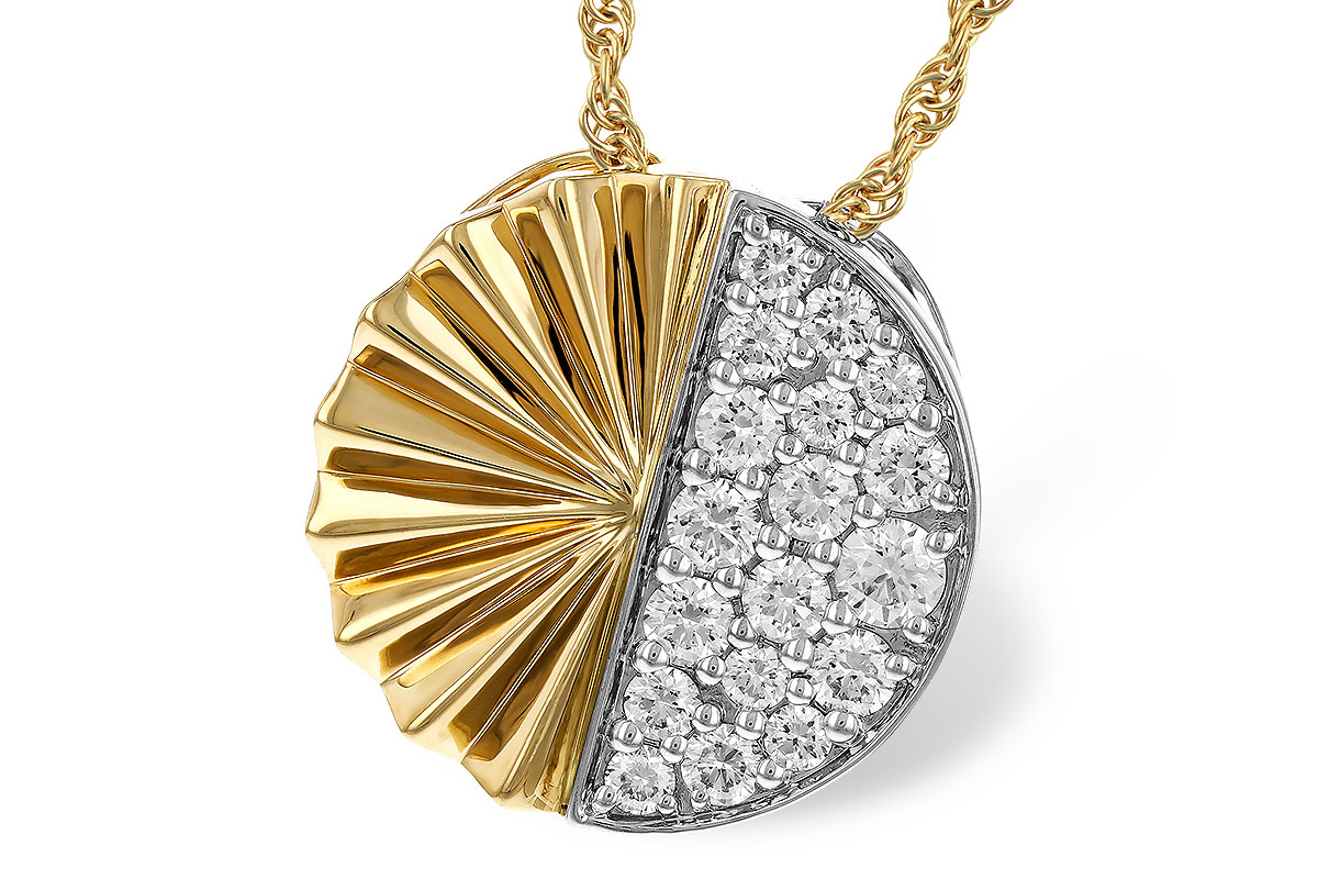 L329-16002: NECKLACE .50 TW