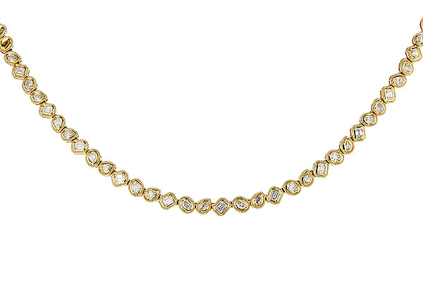 L329-16984: NECKLACE 2.25 TW FANCY CUT DIAS (17.25")