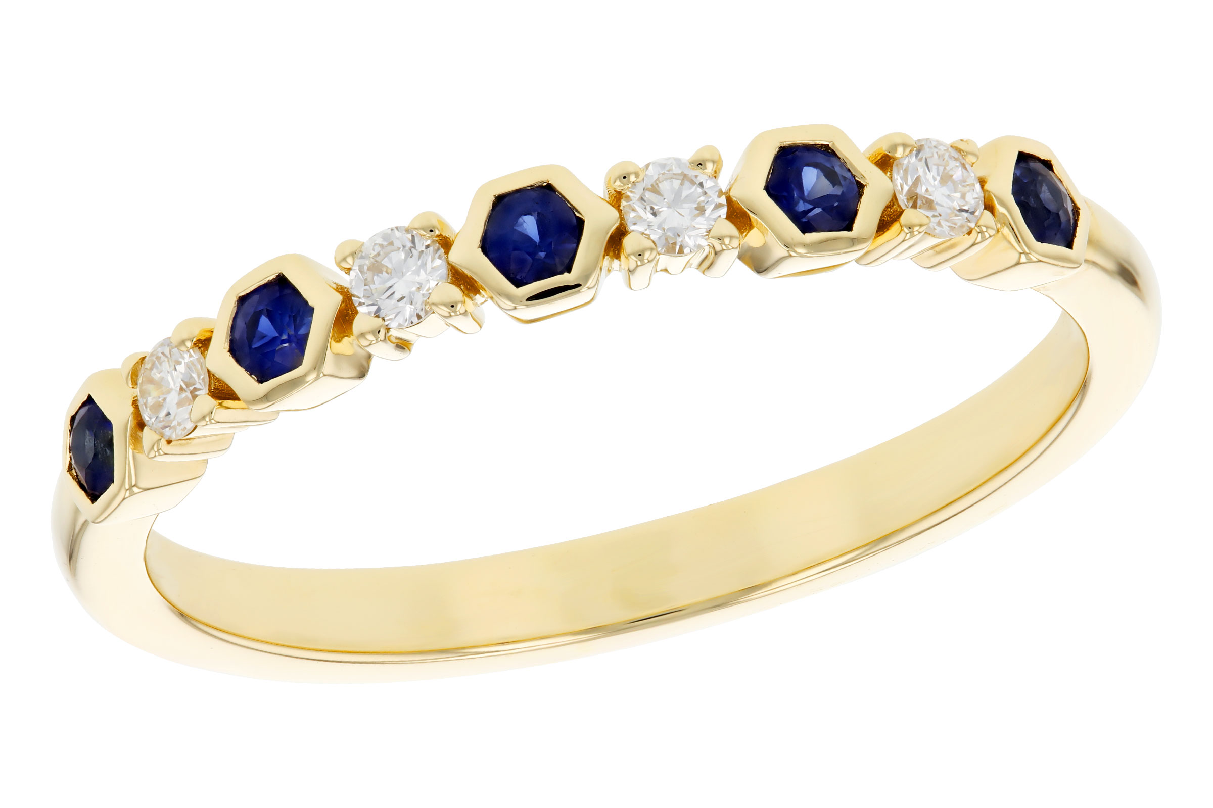 L330-03311: LDS WED RG .14 TW SAPPHIRE .24 TGW