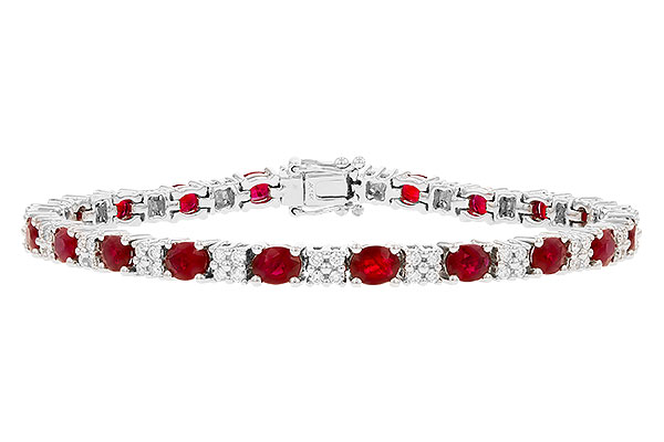 M054-56057: BRACELET 7.10 RUBY 7.92 TGW