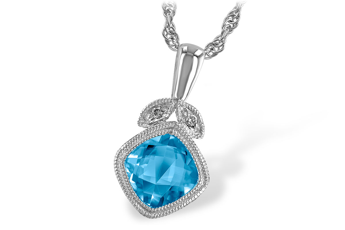 M240-97857: NECK 1.05 BLUE TOPAZ 1.06 TGW