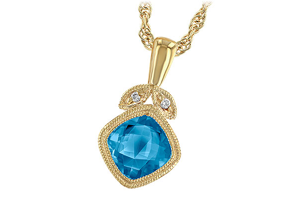 M240-97857: NECK 1.05 BLUE TOPAZ 1.06 TGW