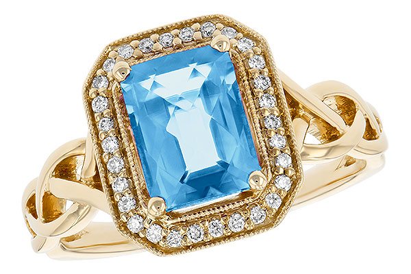 M241-85102: LDS RG 1.77 BLUE TOPAZ 1.88 TGW