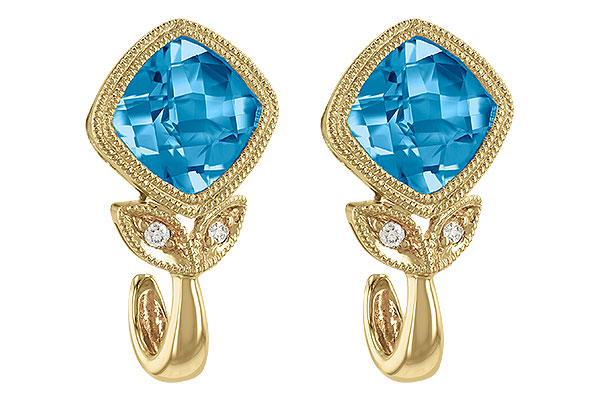 M241-88793: EARR 2.12 BLUE TOPAZ 2.14 TGW