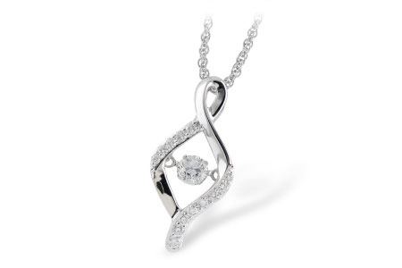 M242-75093: NECKLACE .33 TW