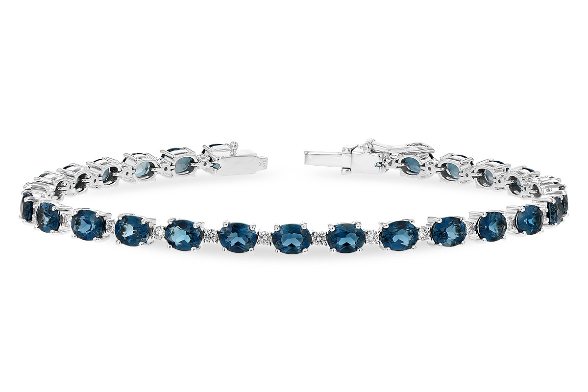 M243-66011: BRACELET 8.97 LONDON BLUE TPZ 9.55 TGW