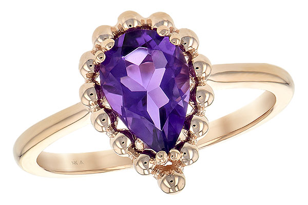 M243-67884: LDS RING 1.06 CT AMETHYST