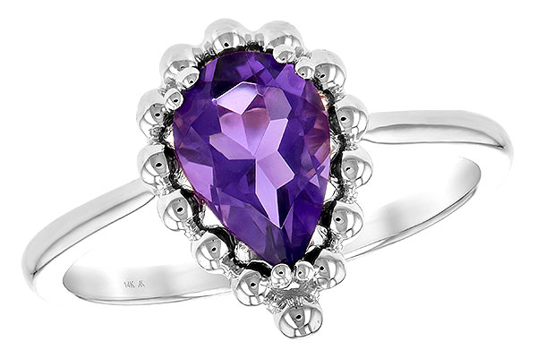 M243-67884: LDS RING 1.06 CT AMETHYST