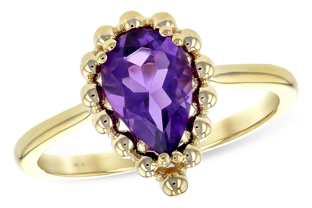 M243-67884: LDS RING 1.06 CT AMETHYST