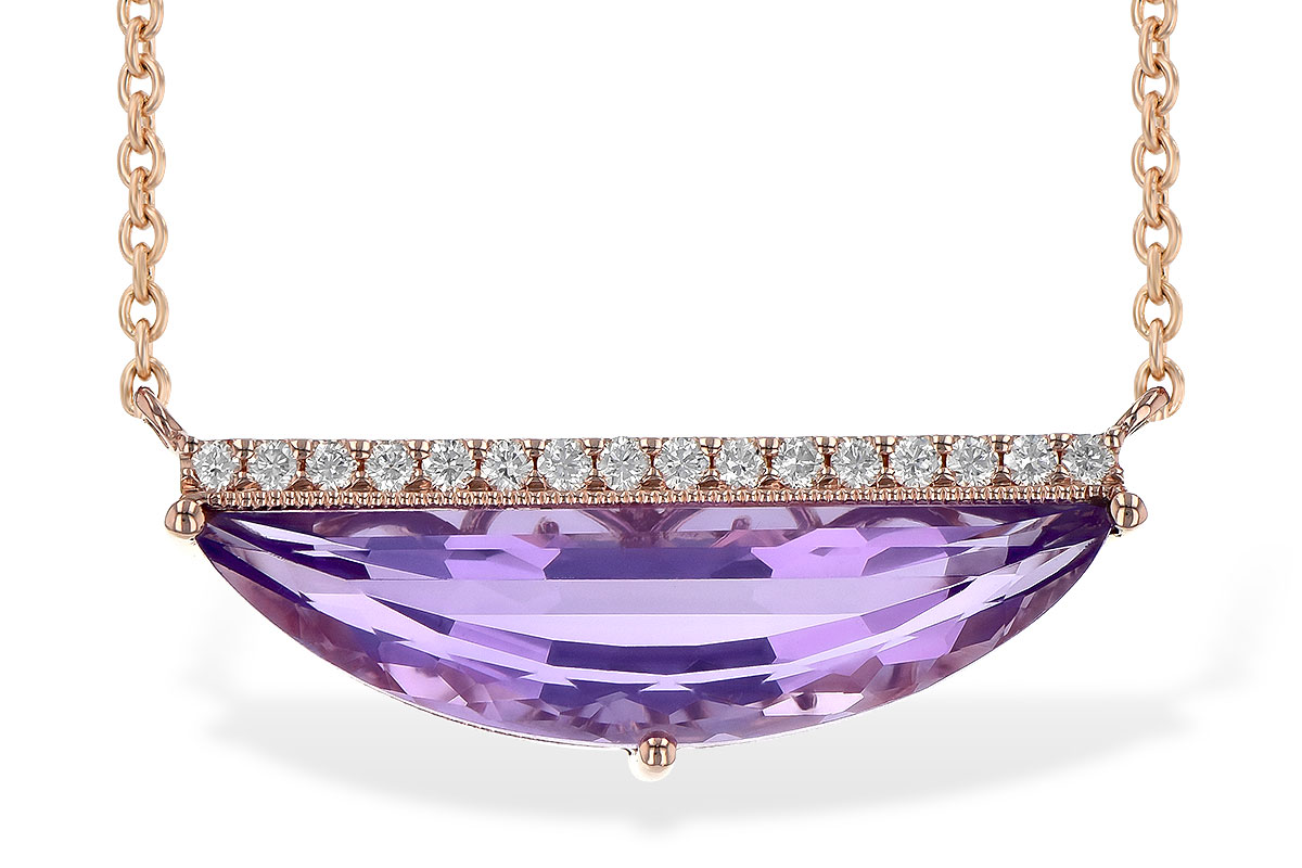 M244-60593: NECK 2.18 AMETHYST 2.28 TGW