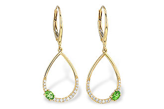 M244-62420: EARR .33 GREEN GARNET .49 TGW