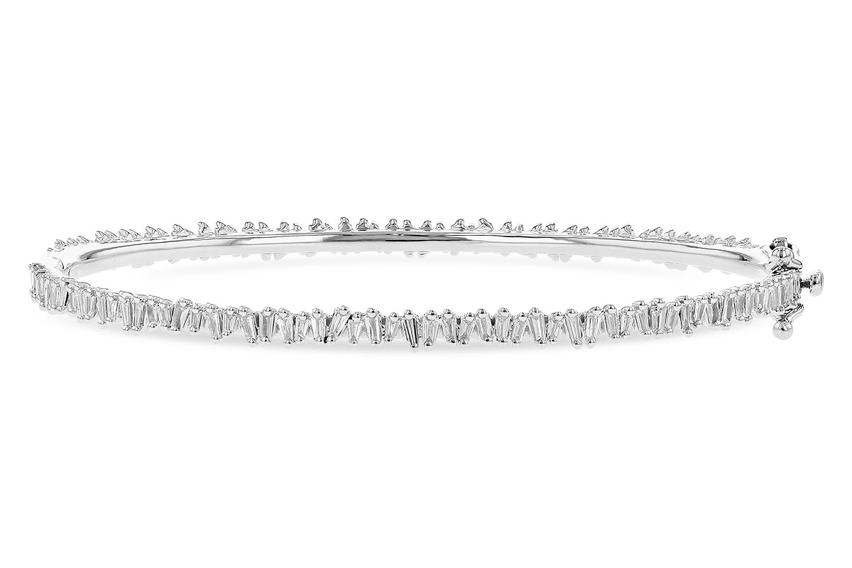 M327-28775: BANGLE .75 TW BAGUETTE DIAS