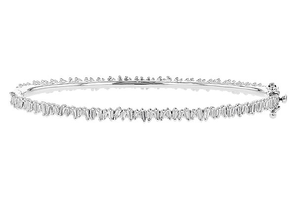 M327-28775: BANGLE .75 TW BAGUETTE DIAS