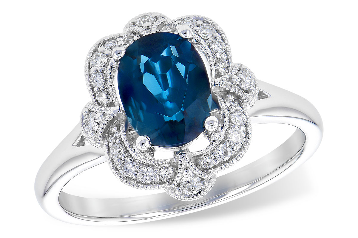 M327-34211: LDS RG 1.35 LONDON BLUE TOPAZ 1.50 TGW