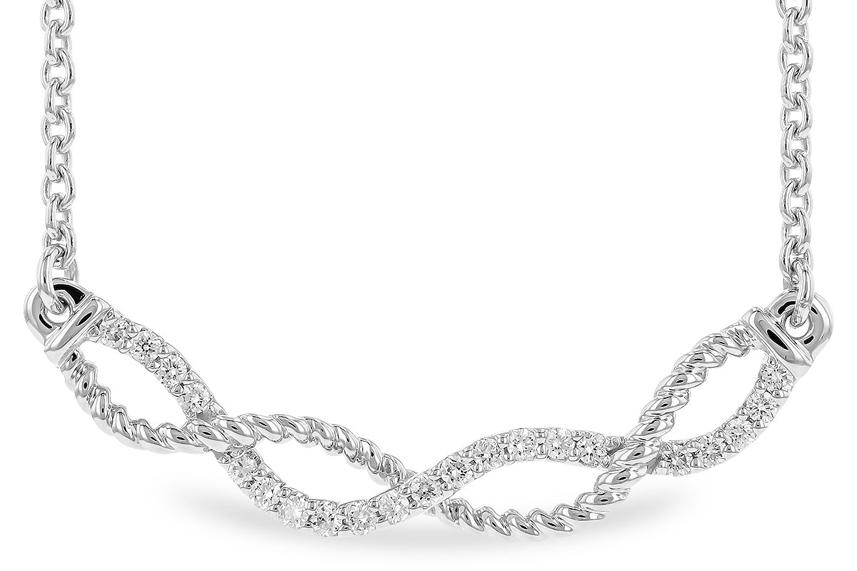 M328-19684: NECKLACE .12 TW (18")