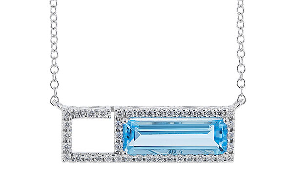 M328-20575: NECK 1.44 BLUE TOPAZ 1.60 TGW