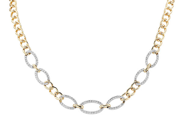 M328-20584: NECKLACE 1.12 TW (17")(INCLUDES BAR LINKS)