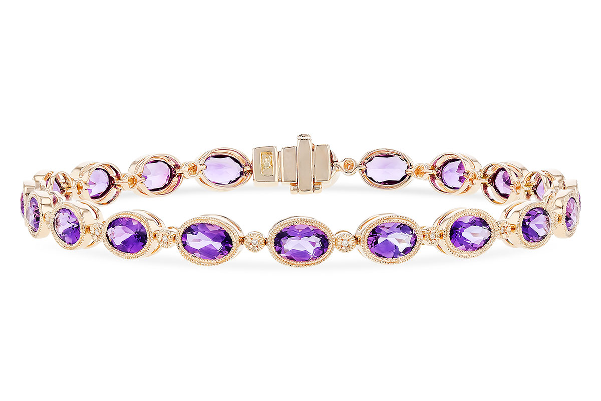 M328-20611: BRACELET 6.86 TW AMETHYST 6.90 TGW