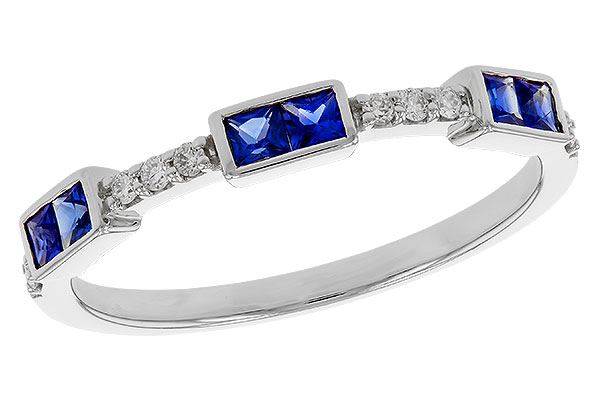 M329-13357: LDS WED RG .36 SAPPHIRE .43 TGW