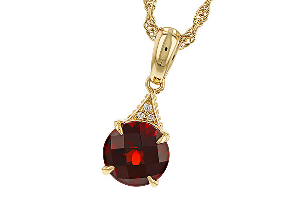 M329-16020: NECK 1.46 GARNET 1.47 TGW (7MM RD)