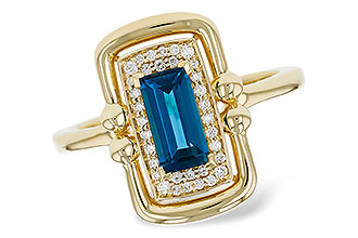 M330-00584: LDS RG .84 LONDON BLUE TOPAZ .96 TGW (8x4MM LBT)
