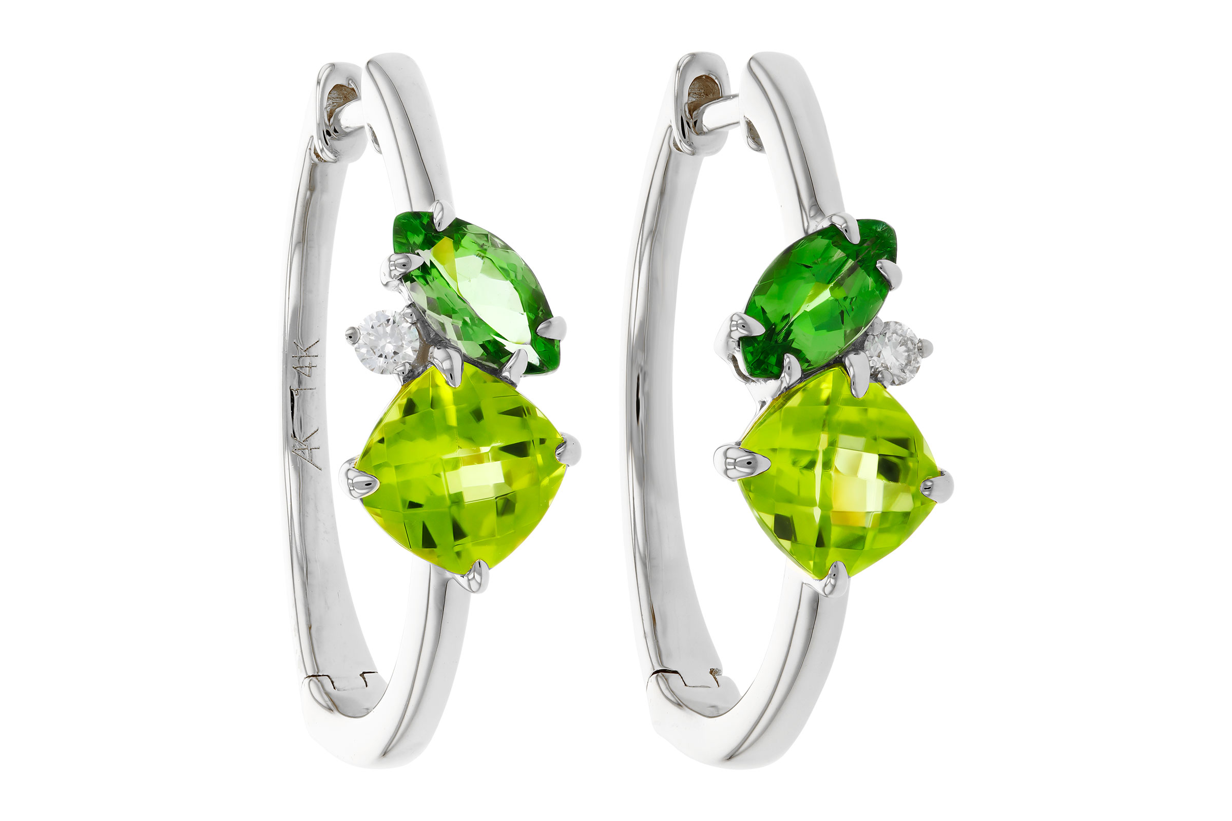 M330-02375: EARRINGS 1.69 TW SEMI-PREC (PER,TSAV) 1.73 TGW