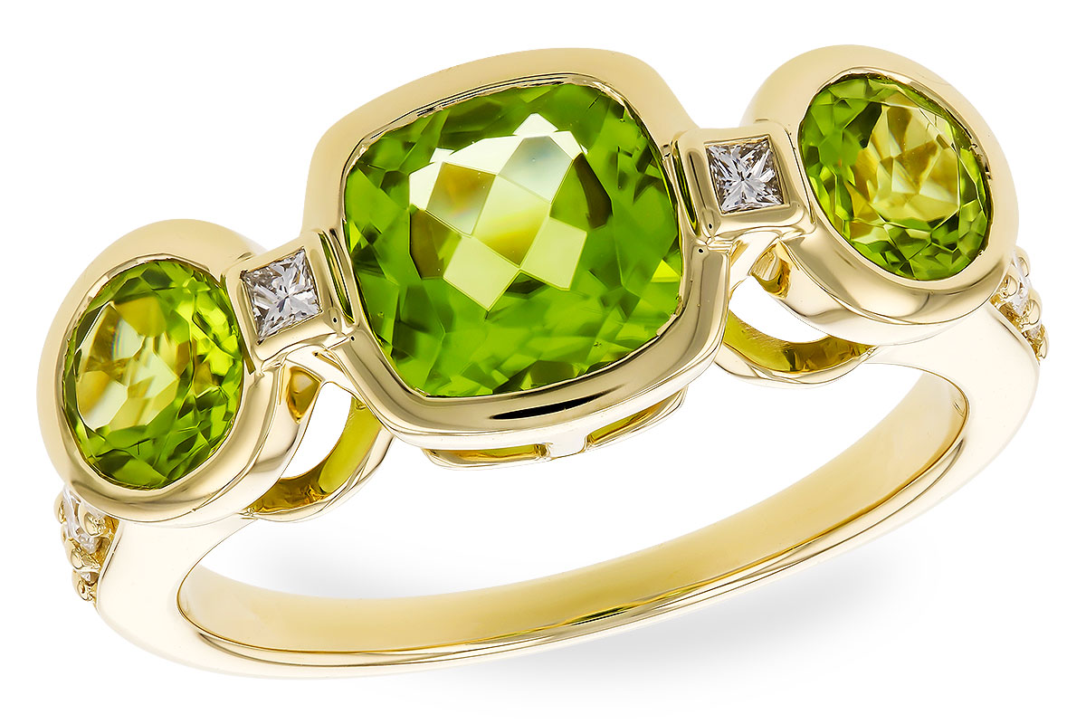 H328-24193: LDS RG 2.55 TW PERIDOT 2.80 TGW (7MM CUSHION)